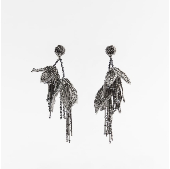 ZARA Floral Earrings - Picture 4 of 11